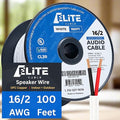Elite 16/2 Speaker Wire 100ft, UL Listed, by InfinityCableProducts