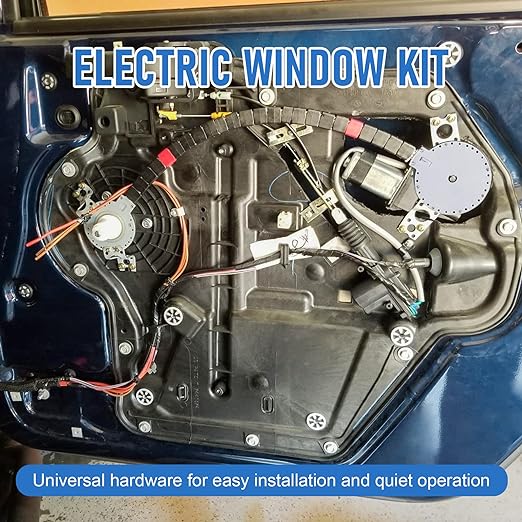 JDMSPEED New Universal Electric Power Window Lift Regulator Conversion Kit - Image 6