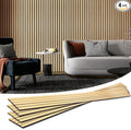 Art3d 4-Piece Wood Slat Acoustic Panels by Art3d