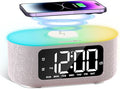 JALL Fabric Alarm Clock for Bedroom, by JALL