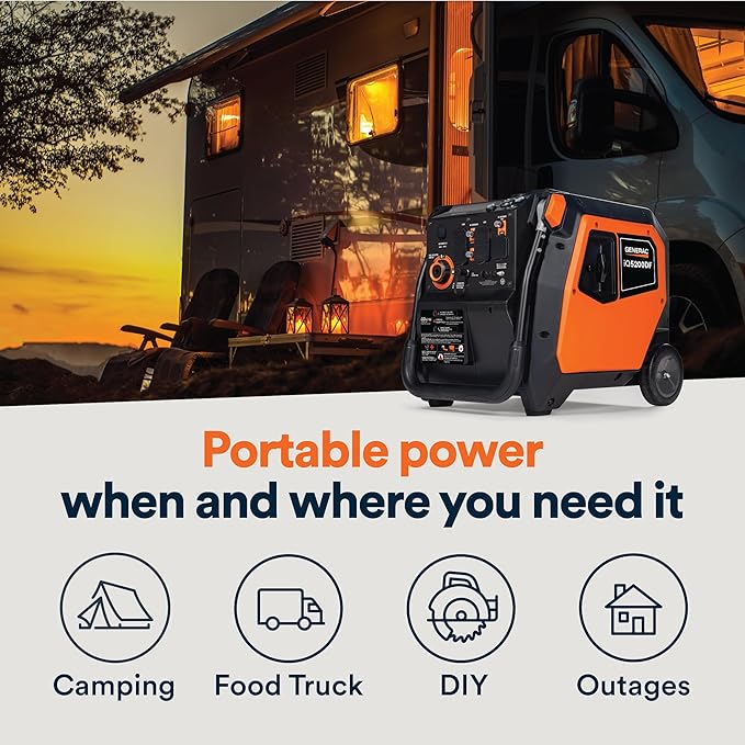 Generac 5, 200-Watt Dual-Fuel Portable Inverter Generator - Image 6