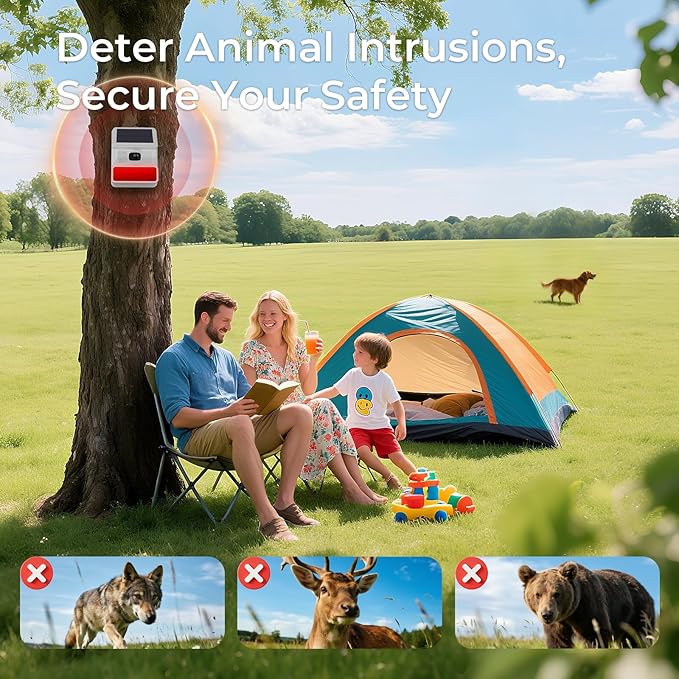 Hapippofa Solar Wireless Motion Sensor Alarm, Driveway Alarm Outdoor Waterproof - Image 3