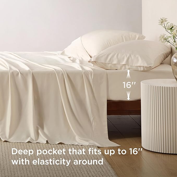 Bedsure King Size Sheets Set, Cooling Sheets - Image 4