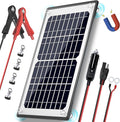 POWOXI 10W 12V Magnetic Solar Battery Trickle Charger Maintainer, Built-in MPPT by POWOXI