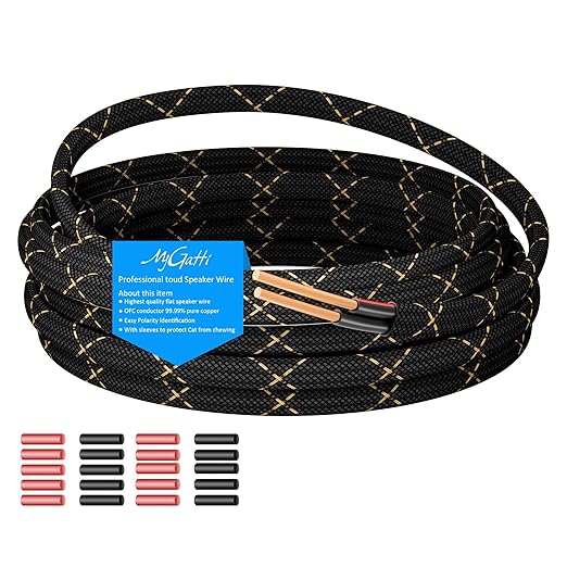 14/2 Speaker Wire 35 Feet, 14AWG Gauge Speaker Cable, Direct Burial, Durable by Mygatti