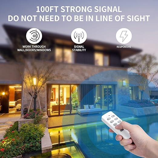 Syantek Remote Control Outlet Wireless Light Switch - Image 4