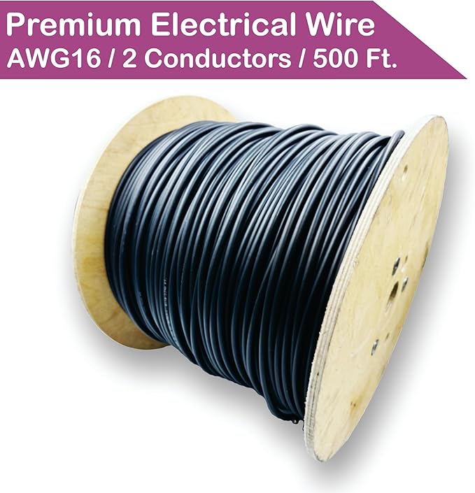 NATIONAL Wire & Cable – 16 AWG 2-Conductor Premium Copper Wire, 500 ft - Image 2
