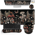 LIMKRIAN Mushroom Mouse Pad Set Large Desk Matt by LIMKRIAN