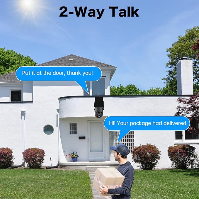 Seeborder Solar Security Cameras Wireless Outdoor, 2K 4MP Security Cameras - Image 5