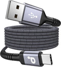 Extra Long USB A to USB C Cable 15FT, USB C Cable Fast Charging, Upgraded Extra by PRAKIE