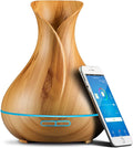 Sierra Modern Home Smart WiFi Wireless Essential Oil Aromatherapy Diffuser by PureDailyCare