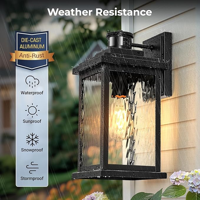 VIANIS Large Advanced Motion Sensor Outdoor Lights, Aluminum Waterproof Porch - Image 6
