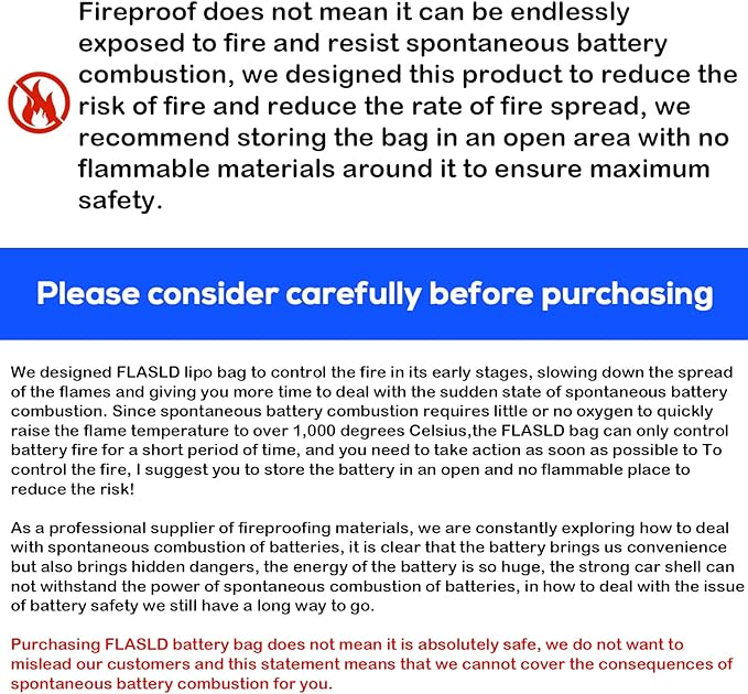 FLASLD E-Bike Battery Safe Bag Explosionproof - Image 7