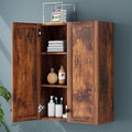 Bathroom Wall Cabinet Over Toilet Storage Cabinet 20x28 inch Brown Medicine by BYAOLVCY