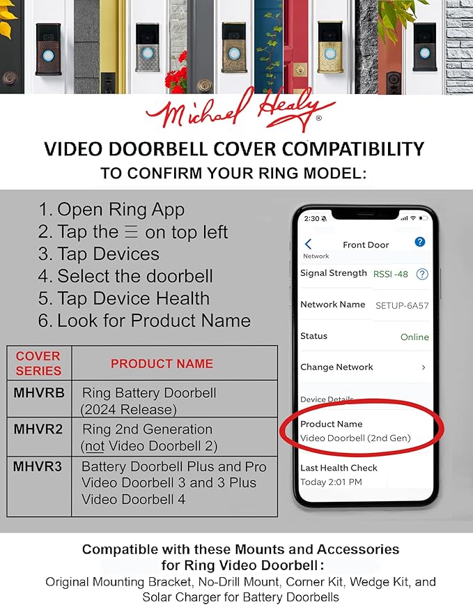 Garden Video Doorbell Cover - Image 3