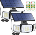 intelamp Solar Flood Lights Outdoor Waterproof, 2 Pack 6000mAh 1200LM Solar by IntelampSolarLightingArtist