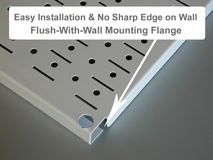 Wall Control Pegboard Organizer 4 ft. Metal Pegboard Standard Tool Storage Kit - Image 8