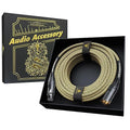 AA AUDIO ACCESSORY Gold Series Star Quad XLR Cables 25ft, Neutrik Connectors by AA