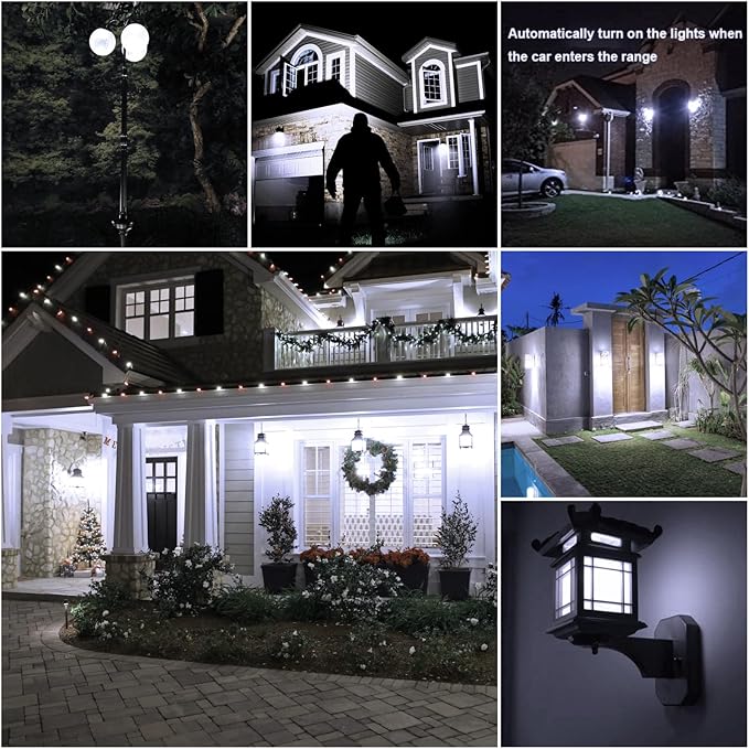 A19 Radar Motion Sensor LED Light Bulbs, E26 32W Cool White 4000K 4000LM Auto - Image 3