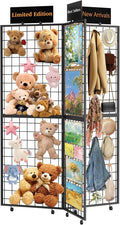 DEMEGA 360° Foldable Grid Wall Panel, Three 6' x 4.25' Ft Double Side Gridwall by DEMEGA