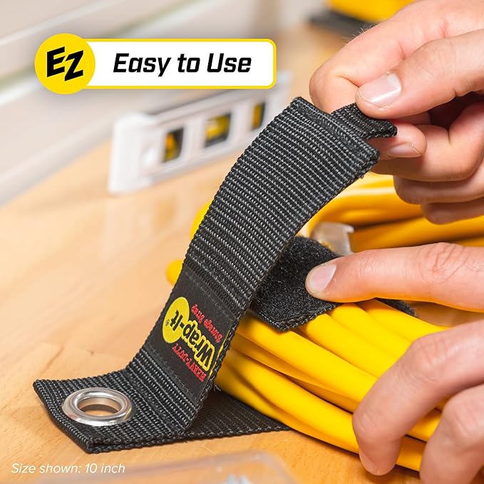 Heavy-Duty Wrap-It Storage Straps, 13-inch - Image 7