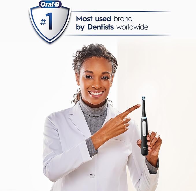 Oral-B iO Deep Clean Rechargeable Electric Powered Toothbrush, Icy Blue - Image 7