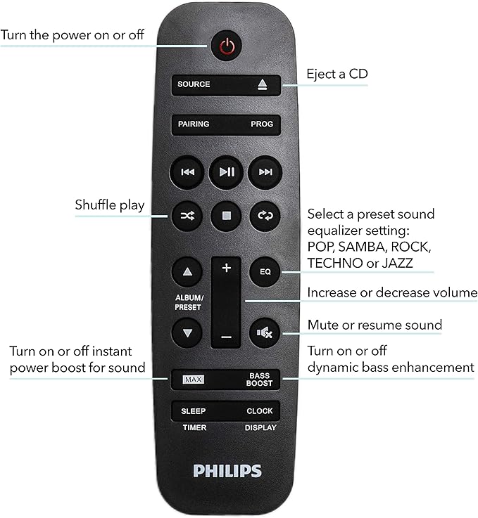 PHILIPS FX10 Bluetooth Stereo System - Image 5