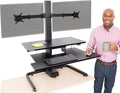 Stand Steady Techtonic Electric Standing Desk Converter by StandSteady