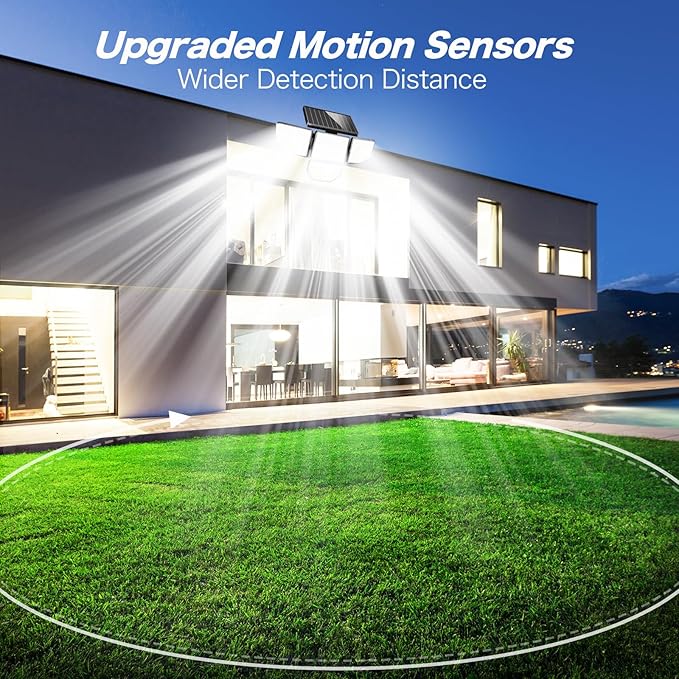 Adewalk 3000LM Solar Outdoor Lights - Image 2