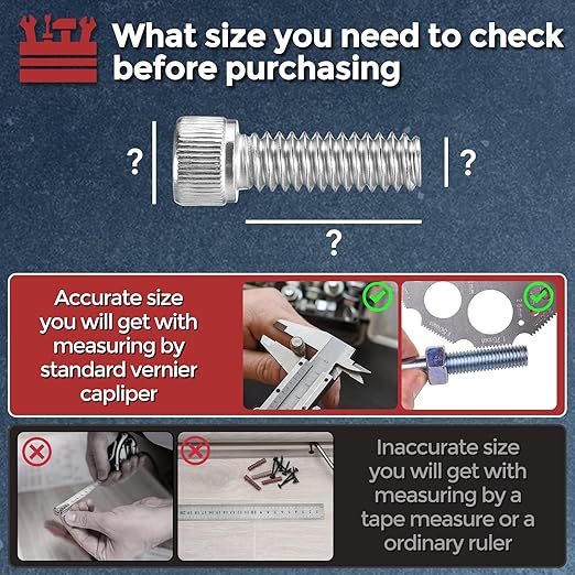 Kozelo 100pcs Socket Head Cap Screws - Image 7