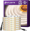 HitLights White LED Strip Lights 4000K, 16.4ft High Density 12V Tape Light by HitLights