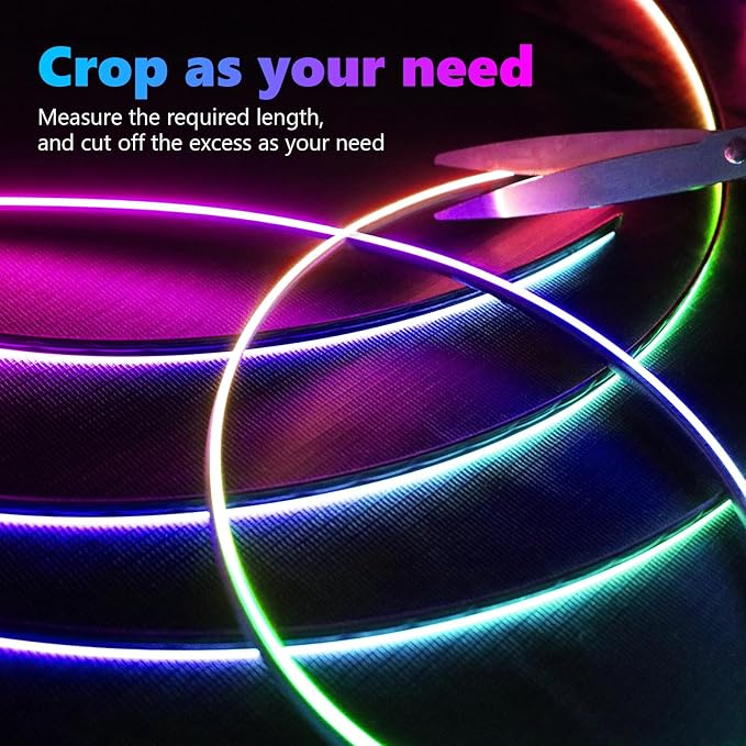 Dreamcolor Acrylic Interior Car Lights, AMKI Car LED Strip Light - Image 4