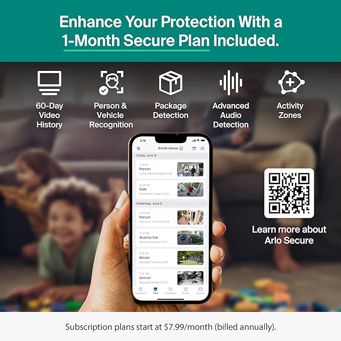 Arlo Essential Pan Tilt Security Camera 2K - Image 4