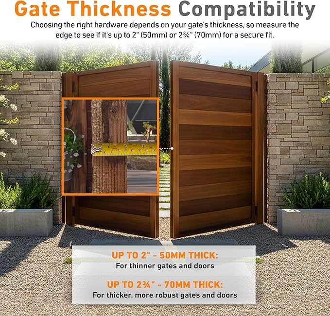 GateMate Long Throw Gate Lock, Euro Profile Keyed Both Sides Gate Lock - Image 8