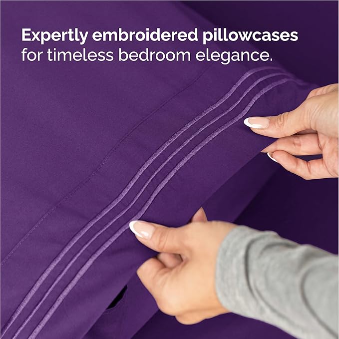 Twin XL Size 3 Piece Sheet Set - Image 6