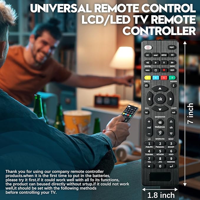 Paquete de 2:Universal TV Remote Control is Suitable - Image 2