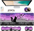 Ergonomic Keyboard Wrist Rest & Mouse Pad Wrist Rest Set, Large XXL Gaming Desk by Unknown