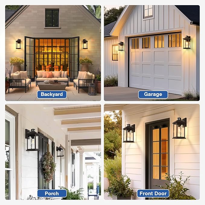 VIANIS Advanced Motion Sensor Light Outdoor, 2 Pack Large Bronze Exterior - Image 9