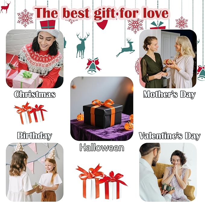 AMDERVEN Stained Glass Window Hanging 4 Pcs Set Pink Green Spring Saplings - Image 7