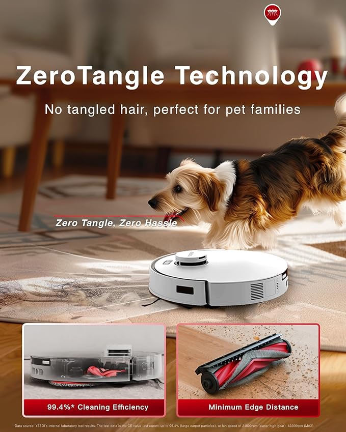 Yeedi M12 Ultra Plus Robot Vacuum & Mop – White Upgraded Version | 11800Pa - Image 5