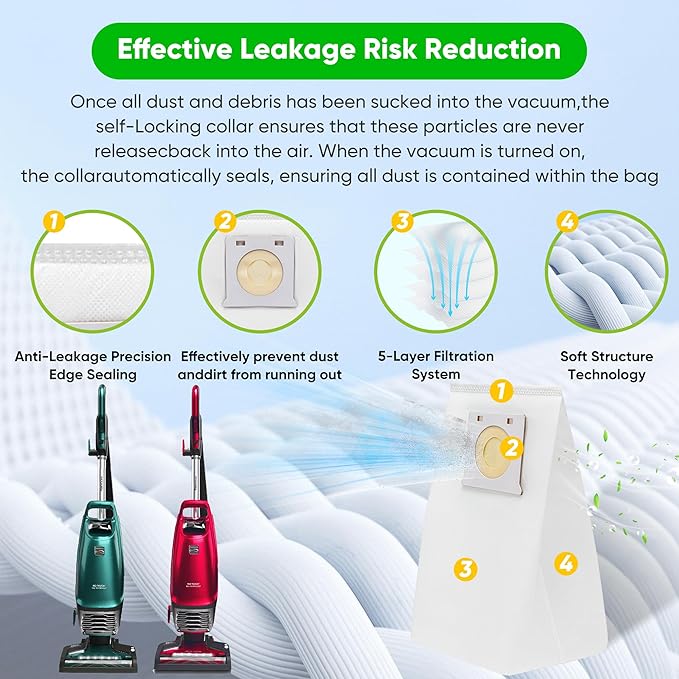 LBLVBNEWD 16 Pack IB600 HEPA Vacuum Bags - Image 5