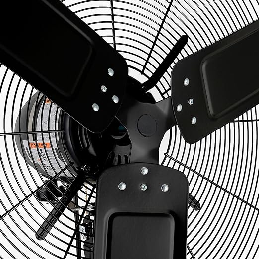 Global Industrial 30" Outdoor-Rated Oscillating Wall-Mount Fan, 2 Speed - Image 3