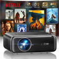 Smart Outdoor Projector with WiFi and Bluetooth, 800ANSI Movie Projector by WiMiUS