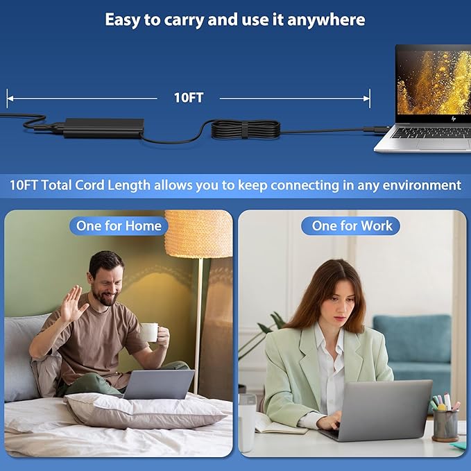 QIOUZW New 90W USB C Laptop Charger Compatible - Image 6