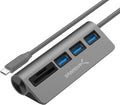 SABRENT USB-C 3.0 Hub, 5-in-1 USB SD Card Reader, SD & TF Dual Slot + 3 USB 3.0 by SABRENT