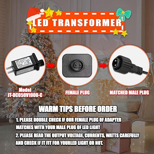 5V1A Class 2 Power Supply Replacement Model JT-DC050V1000-C LED Transformer - Image 4