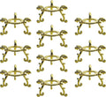 OmyLens 10Pcs Gold Crystal Ball Stand by OmyLens