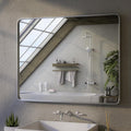 ISKM 36"x 30" Silver Bathroom Mirror by ISKM-IStillKeepMovin