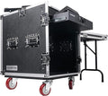 Sound Town High-Quality 1/2” 12U PA DJ Pro Audio Rack/Road ATA Case by SOUNDTOWN