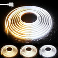 PAUTIX COB LED Strip Light CCT Tunable White IP65 Waterproof, CRI90+ 16.4ft/5m by PAUTIX